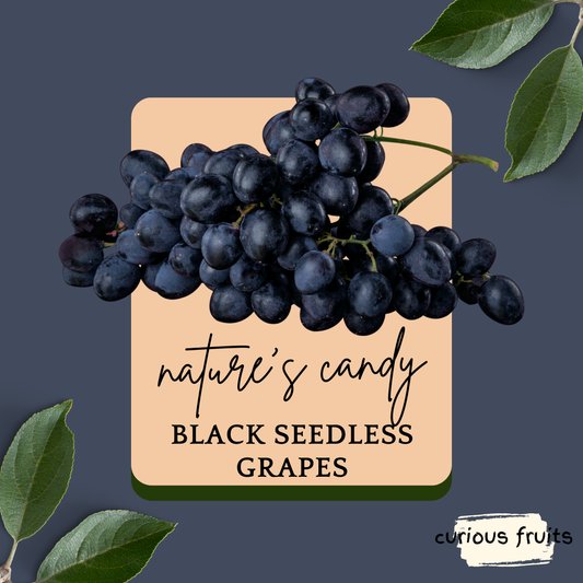 GRAPES - USA ADORA Black Seedless Grapes [USA] [500g]