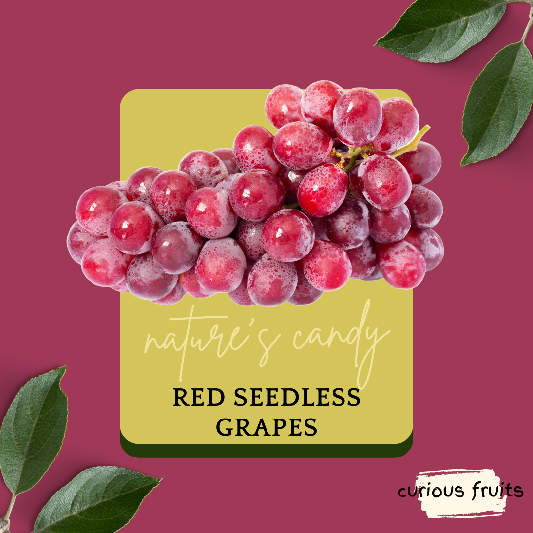 GRAPES - Red Seedless Grapes [1kg]